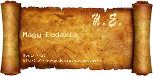 Magy Eudoxia névjegykártya